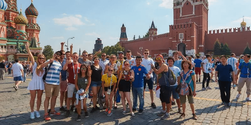 Иностранные туристы стали в 3,5 раза чаще посещать Россию