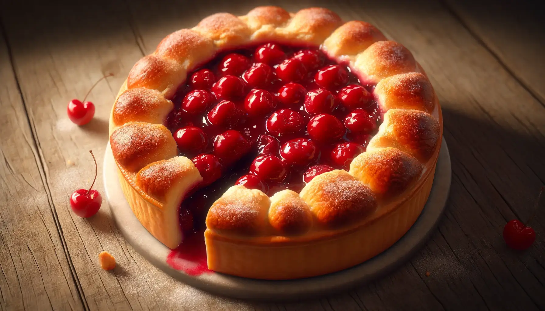 Сдобный вишневый пирог рецепт – Русская кухня: Выпечка и десерты. «Еда»