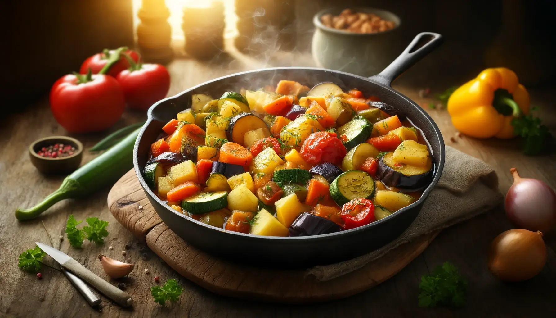 Овощное рагу на сковороде - пошаговый рецепт с фото на gkhyarovoe.ru