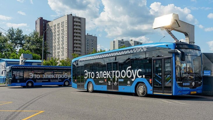 Электробусы появились ещё на одном маршруте Москвы