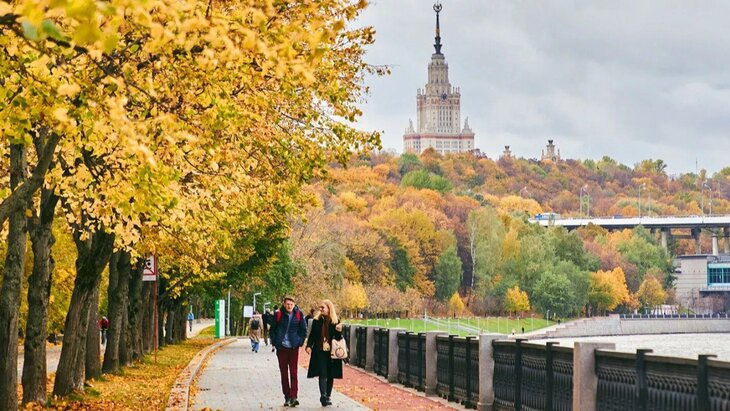Золотая осень сохранится в Москве до конца октября