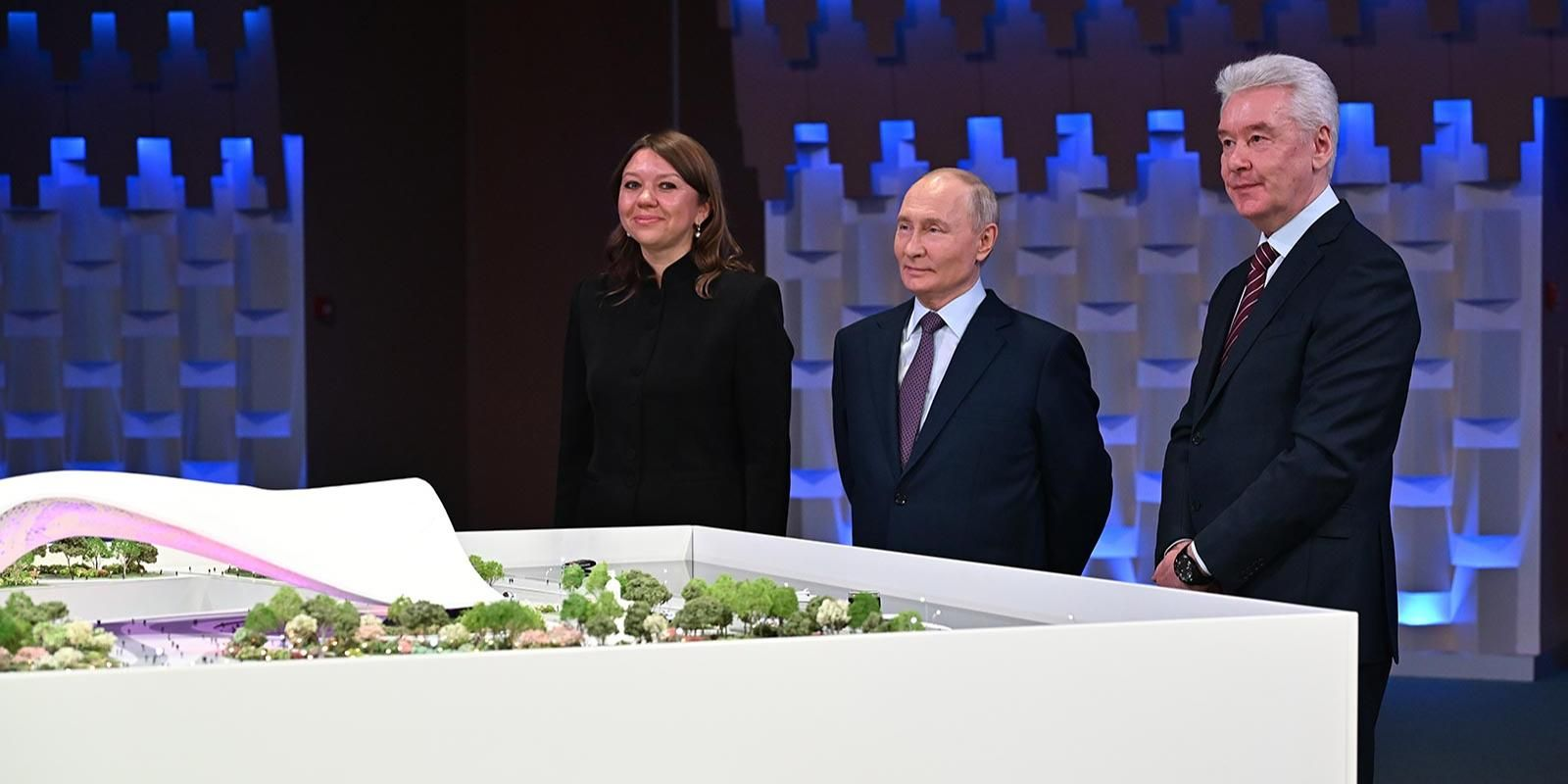Путин и Собянин дали старт строительству нового национального центра «Россия»