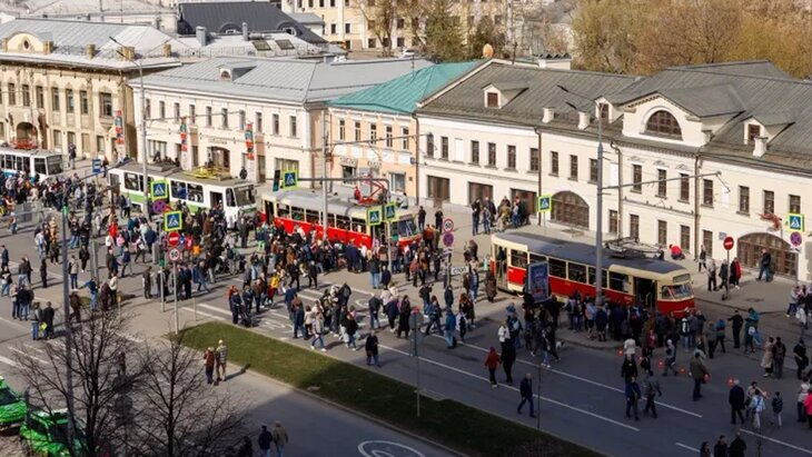 В Москве 6 сентября пройдет осенний парад трамваев