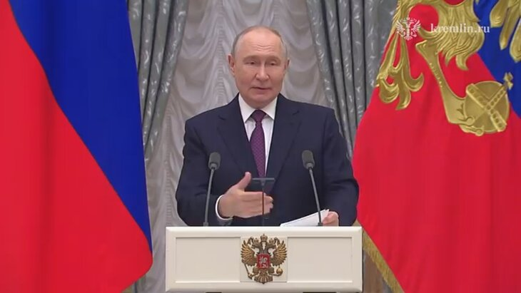 Путин процитировал Тютчева на вручении наград педагогам